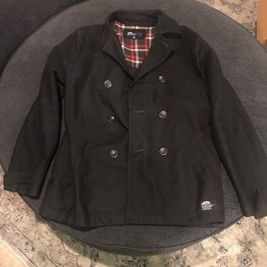 Men’s Vans pea coat.